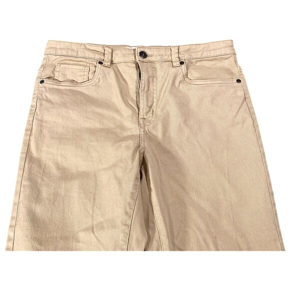 LOGG HM Jeans Womens 10 Tan Beige Straight Classic Everyday Boho Chic Minimalist - Picture 15 of 16